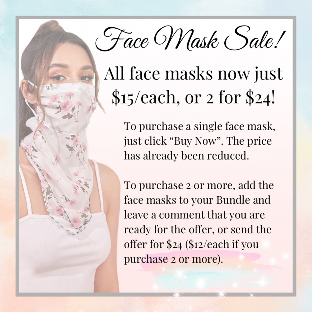 FACE MASK SALE Convertible Multi-Purpose Face Mask - Picture 5 of 8